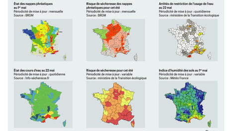 Êtes-vous concerné par la sécheresse ? Notre décryptage de 6 cartes pour tout comprendre - Le Parisien | Biodiversité | Scoop.it