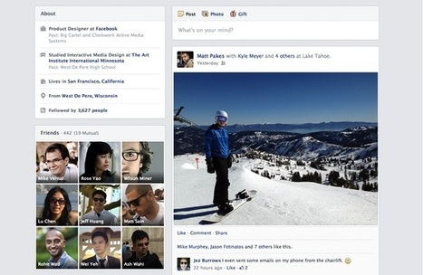 Facebook introduce algunos cambios en Timeline | Utilización de Twitter la Educación | Scoop.it