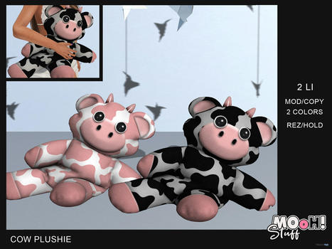 Stuff Cow Plushie September 2021 Group Gift by MOoH! | Teleport Hub - Second Life Freebies | Teleport Hub | Scoop.it