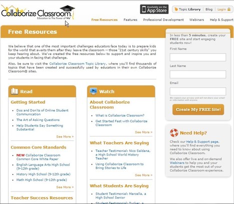 Collaborize Classroom: Free Resources and Lesson Plans for Teachers | 21st Century Learning and Teaching | Scoop.it