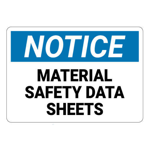 Material Safety Data Sheet Sign/ mining Site Sa...