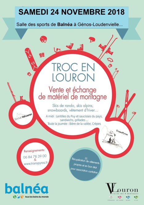 Troc en Louron le 24 novembre à Loudenvielle | Vallées d'Aure & Louron - Pyrénées | Scoop.it