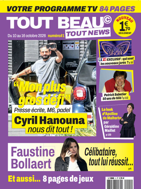 &laquo;Tout Beau Tout News&raquo;, un nouvel hebdomadaire TV lanc&eacute; &agrave; 180.000 exemplaires | DocPresse ESJ Lille | Scoop.it