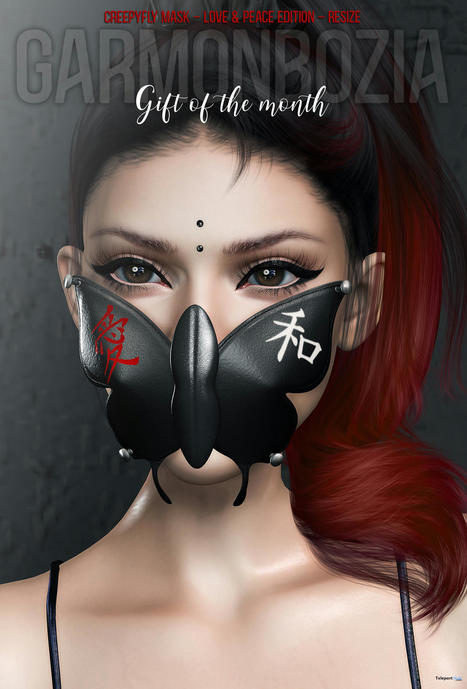 Creepyfly Love & Peace Mask November 2022 Group Gift by Garmonbozia | Teleport Hub - Second Life Freebies | Second Life Freebies | Scoop.it