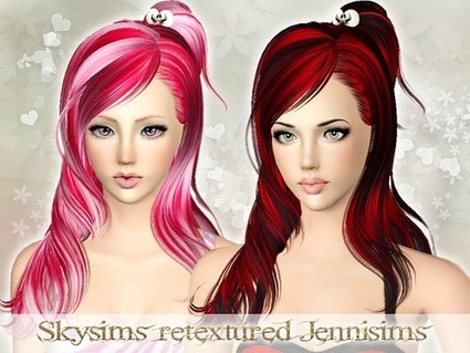 Skysims Hair 106 retextured << JenniSims | Les Sims | Scoop.it