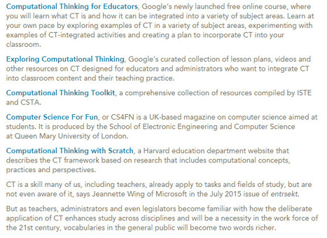 It’s time to demystify computational thinking | 21st Century Learning and Teaching | Scoop.it