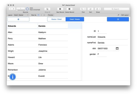 Master/Detail and Detail/Master in FileMaker 17 | Learning Claris FileMaker | Scoop.it