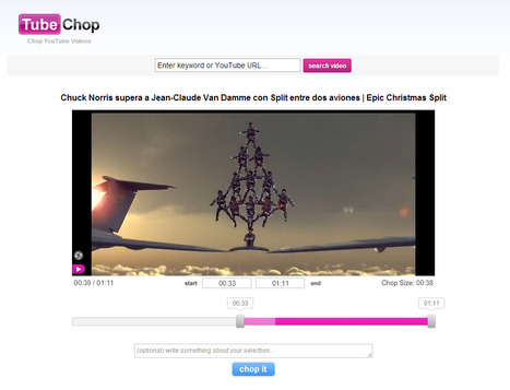 Recortar vídeos de #youtube online con #TubeChop #edición | E-Learning-Inclusivo (Mashup) | Scoop.it