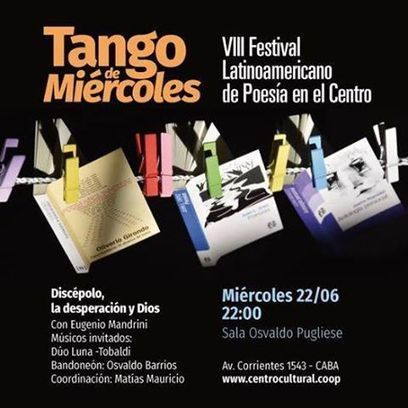 VIII Festival Latinoamericano de Poesía en el Centro | Mundo Tanguero | Scoop.it