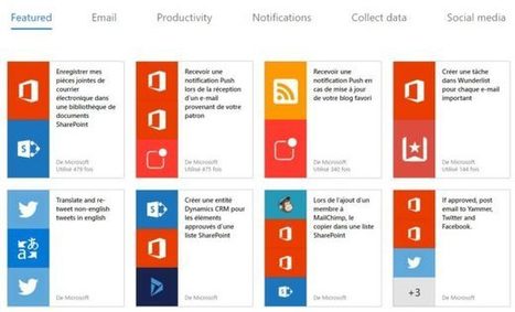 Microsoft Flow, un outil pour automatiser ses tâches professionnelles (alternative à IFTTT) | Time to Learn | Scoop.it