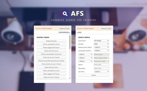 Un outil pour faire des recherches avancées sur Facebook | Mon vrac : | Scoop.it