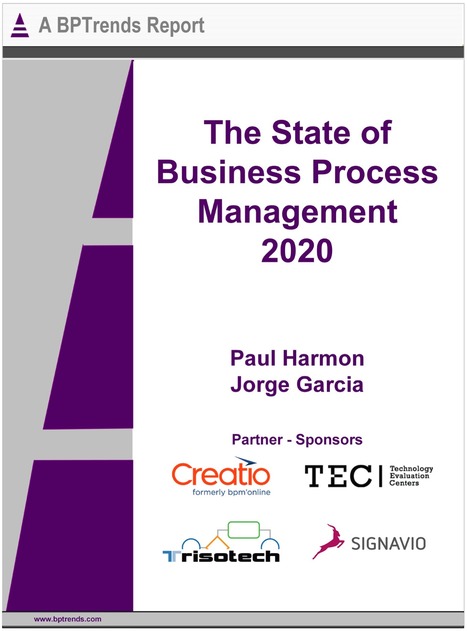 State of Business Process Management 2020 Report suggests we may be in a "BPM winter" - Nevertheless I am #proud to see a Montreal-based company (@Trisotech @DenisGagne) leading the way! via @BPTre... | WHY IT MATTERS: Digital Transformation | Scoop.it