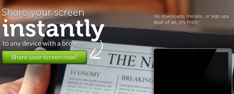 Screenleap - Instant Screen Sharing | Digital Presentations in Education | Scoop.it