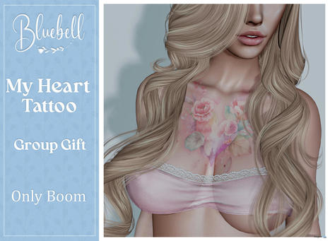Blue Heart Chest Tattoo February 2023 Group Gift by BLUEBELL | Teleport Hub - Second Life Freebies | Second Life Freebies | Scoop.it
