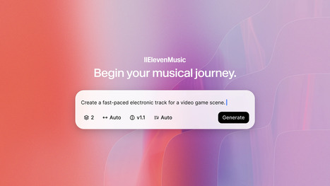 Eleven Music is Here | AI Tools and Info | Scoop.it