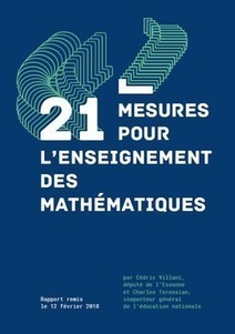21 mesures pour l'enseignement des math&eacute;matiques | Sciences de l'&eacute;ducation | Scoop.it
