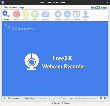 Free2X Webcam Recorder, graba vídeos con tu webcam y añádeles marcas de agua | TIC & Educación | Scoop.it