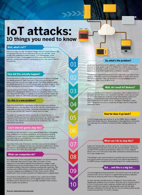 IoT attacks: 10 things you need to know | #CyberSecurity #Infographic #InternetOfThings #CyberAttacks #ICT | ICT Security-Sécurité PC et Internet | Scoop.it