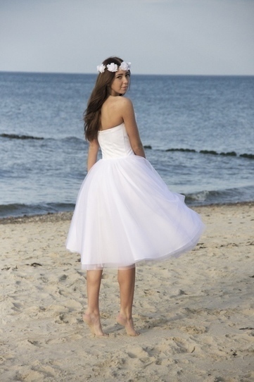 Robe de mariée courte en tulle Maria création Alisa - Alpes Maritimes | Robes de mariée d'occasion | Scoop.it
