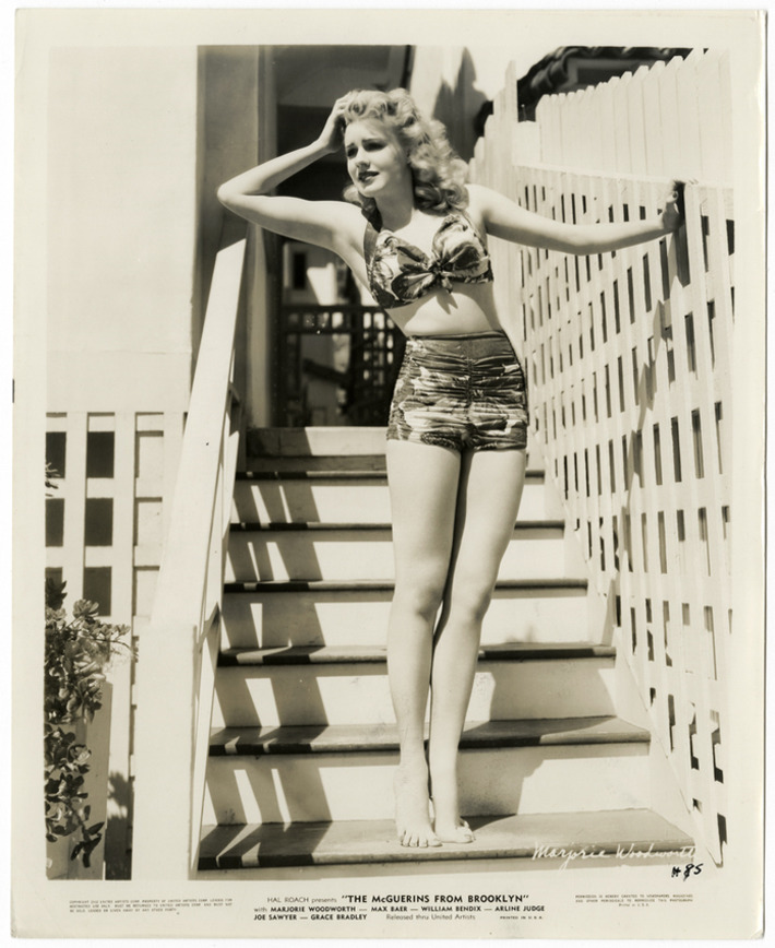 An original 1942 photograph of the pretty blonde actress Marjorie Woodworth | Antiques & Vintage Collectibles | Scoop.it