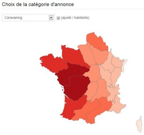 Carte: la France... du "Bon Coin" | 16s3d: Bestioles, opinions & pétitions | Scoop.it