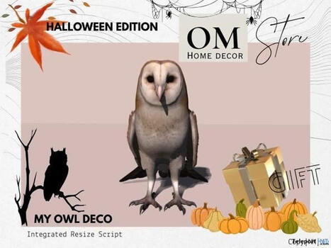My Owl Decor September 2026 1L Promo Gift by OM Store | Teleport Hub - Second Life Deals | Second Life Freebies | Scoop.it