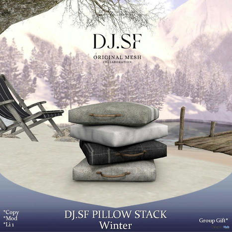 Pillow Stack September 2022 Group Gift by Shutter Field | Teleport Hub - Second Life Freebies | Second Life Freebies | Scoop.it