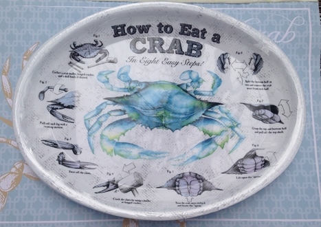How to Eat a Crab for beach parties, rehearsal dinners, seafood festivals, clam - Patio & Picnic Ware | Beachy Keen | Scoop.it