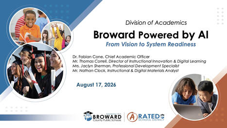 Broward Powered by AI - Great example of a district addressing AI Literacy beyond AI Tools - well done Broward County | Education 2.0 & 3.0 | Scoop.it