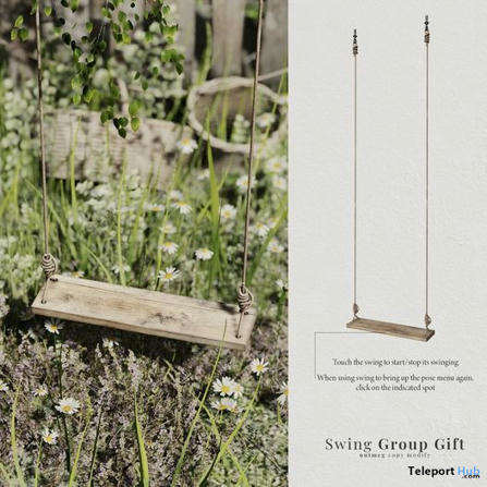 Swing April 2022 Group Gift by REKA | Teleport Hub - Second Life Freebies | Second Life Freebies | Scoop.it