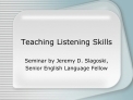 Teaching Listening Skills | Communicate...and how! | Scoop.it