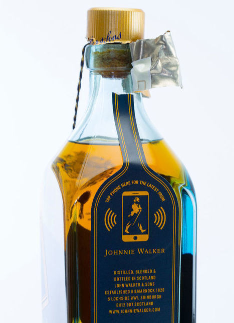 Johnnie Walker compte se rapprocher de ses clients avec la première bouteille de whisky connectée | Digital News in France | Scoop.it
