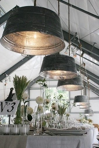 Upcycled worn tubs - iD Lights | 1001 Light ideas ! | Scoop.it