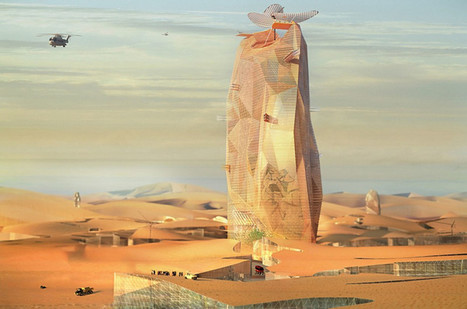 Futuristic self-sufficient vertical city rises from the Sahara Desert | Peer2Politics | Scoop.it