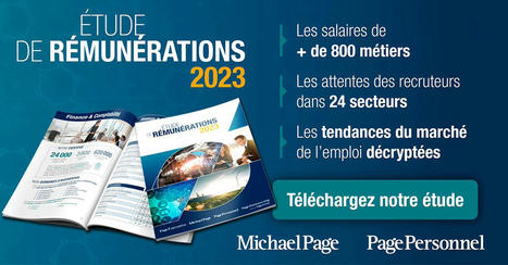 Grilles de salaires 2023, Étude de rémunérations | Michael Page | Actu insertion pro - SOIE Lyon 1 (conseils, marché de l'emploi, évolutions, ...) | Scoop.it
