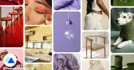 Design : Pinterest dévoile les 5 couleurs à utiliser en 2025 | L'actualité du digital | Scoop.it