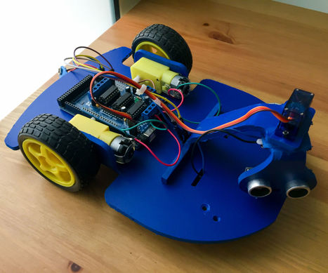 Obstacle Avoiding Robot Using Ultrasonic Sensor : 8 Steps (with Pictures) | tecno4 | Scoop.it
