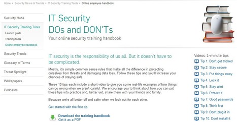 Online Security Training Handbook for Data Loss Prevention | 21st Century Learning and Teaching | Scoop.it
