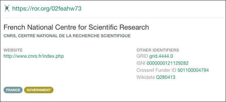 Enrichir les affiliations dans HAL avec l’identifiant international ROR | CCSD | SCIENCE OUVERTE | Scoop.it