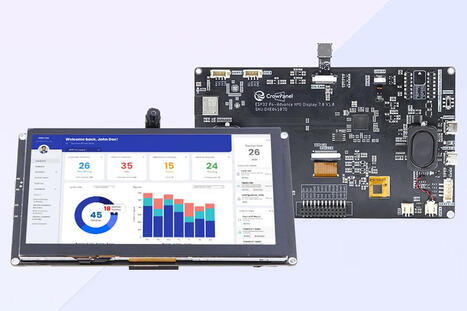 CrowPanel Advance 7-inch ESP32-P4 HMI display supports Zigbee, LoRa, and 2.4GHz radio modules - CNX Software | Embedded Systems News | Scoop.it
