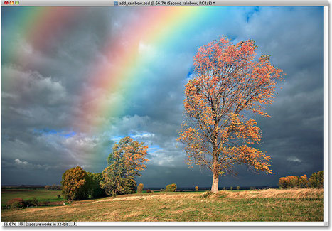 Add A Realistic Rainbow To A Photo With Photoshop | Photoshop Photo Effects Journal | Scoop.it