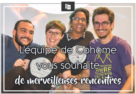 Cohome | Coworking à domicile : "Grande Nouvelle, le site de Cohome est en ligne | Ce monde à inventer ! | Scoop.it