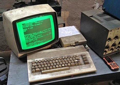Battered But Not Beaten Commodore C64 Survives Over 25 Years Balancing Drive Shafts In Auto Repair Shop | A Random Collection of sites | Scoop.it