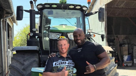 Teddy Riner dans la peau d&rsquo;un agriculteur : des tatamis aux champs de Sarthe, le champion partage l&rsquo;exp&eacute;rience en vid&eacute;o - Ouest France [Abonn&eacute;s] | Agriculture et communication positive | Scoop.it