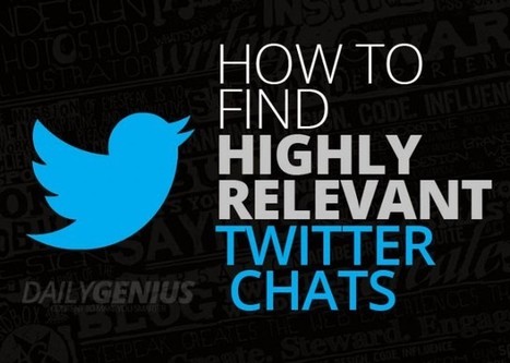 How to find highly relevant Twitter chats - Daily Genius | Social Media Power | Scoop.it