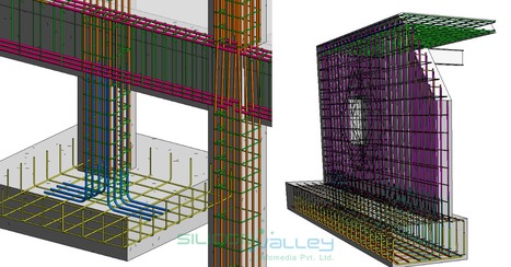 Rebar Beam Design | Rebar Framing Plan Design - Siliconinfo | CAD Services - Silicon Valley Infomedia Pvt Ltd. | Scoop.it