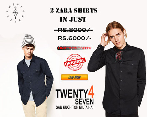 Shop For Brand Zara Shirts At Twenty4seven On