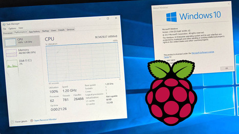 Le vrai Windows 10 tourne (presque) sur un Raspberry Pi ! | Langages de programmation | Scoop.it