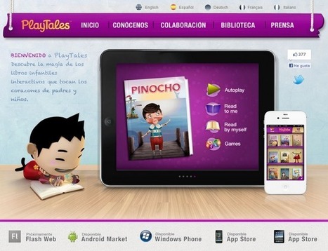 Crea y Aprende con Laura: PLAY TALES Cuentos interactivos multilenguaje para Smartphone | Las Tabletas en Educaci&oacute;n | Scoop.it