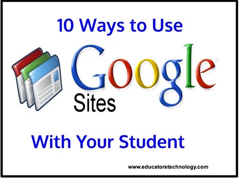 10 Ways to Use Google Sites with Your Students | TIC & Educación | Scoop.it
